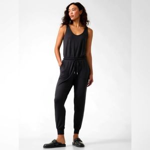 Athleta Balance Jumpsuit Small Petite Black